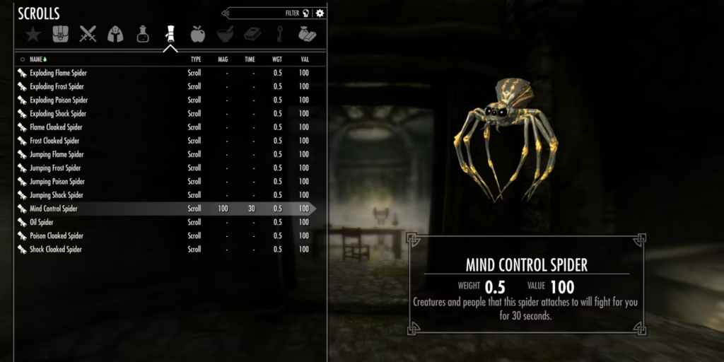 Mind Control Spiders