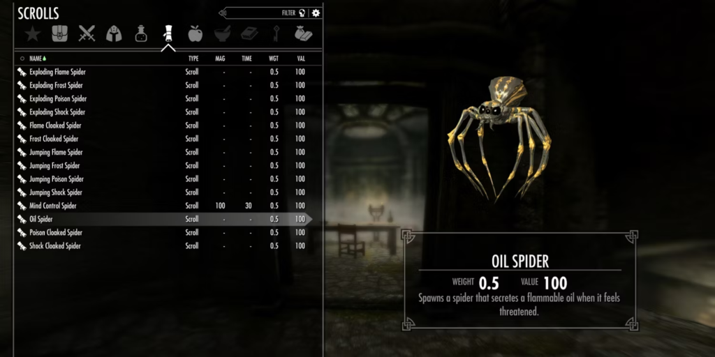 Oil Spiders