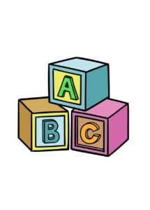 How To Draw Block Letters Step